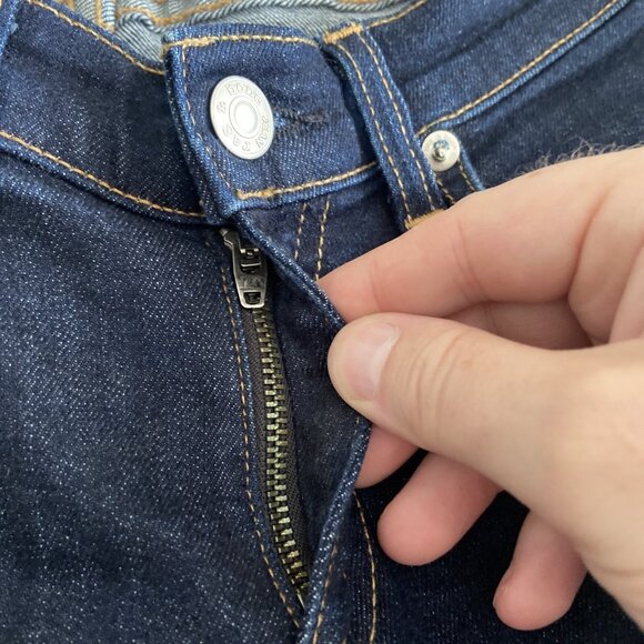 Rag And Bone Skinny Womens 26x30 Blue Denim Jeans Stretch - Picture 9 of 9